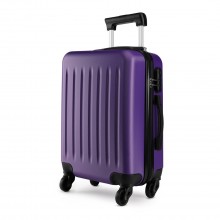 K1872L - Kono 28 Inch ABS Hard Shell Luggage 4 Wheel Spinner Suitcase - Purple