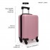 K1872L - Kono 28 Inch ABS Hard Shell Luggage 4 Wheel Spinner Suitcase - Pink