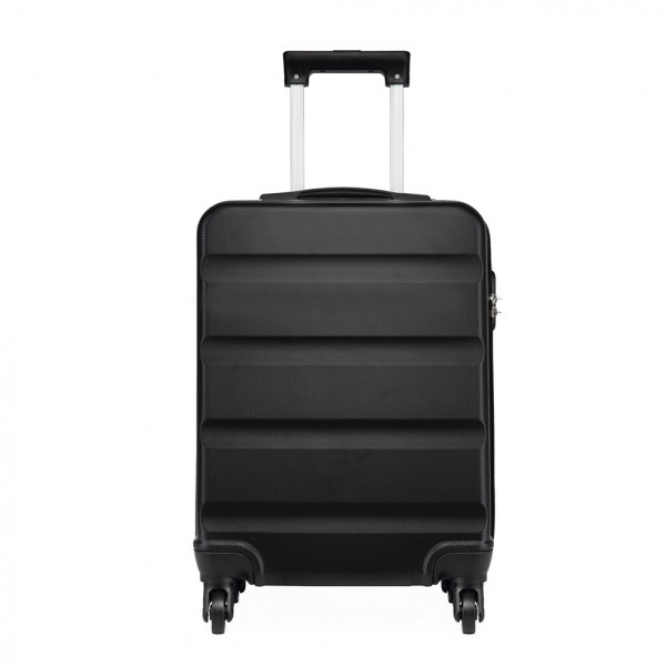 K1991-1L - Kono 19 Inch Horizontal Design ABS Hard Shell Suitcase With TSA Lock - Black