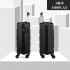 K1991-1L - Kono 19 Inch Horizontal Design ABS Hard Shell Suitcase With TSA Lock - Black