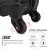 K1991-1L - Kono 19 Inch Horizontal Design ABS Hard Shell Suitcase With TSA Lock - Black