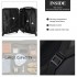 K1991-1L - Kono 19 Inch Horizontal Design ABS Hard Shell Suitcase With TSA Lock - Black