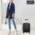 K1991-1L - Kono 19 Inch Horizontal Design ABS Hard Shell Suitcase With TSA Lock - Black