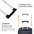 K1991-1L - Kono 19 Inch Horizontal Design ABS Hard Shell Suitcase With TSA Lock - Navy