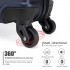 K1991-1L - Kono 19 Inch Horizontal Design ABS Hard Shell Suitcase With TSA Lock - Navy