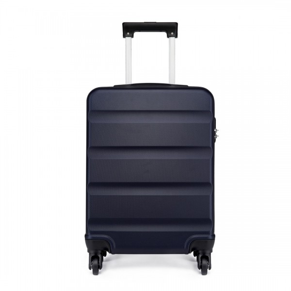 K1991-1L - Kono 19 Inch Horizontal Design ABS Hard Shell Suitcase With TSA Lock - Navy