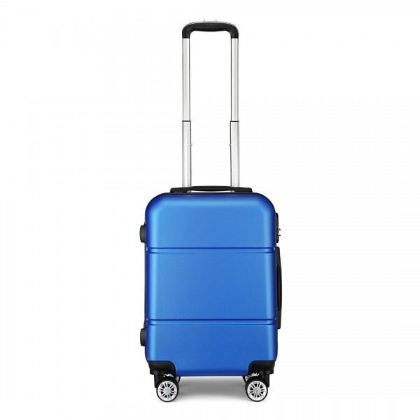 K1995L - Kono Hard Shell ABS Carry On Suitcase 20 Inch - Navy