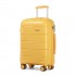 K1997L - KONO 20-24-28” HARD SHELL PP SUITCASE SET - YELLOW