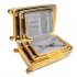 K1997L - KONO 20-24-28” HARD SHELL PP SUITCASE SET - YELLOW