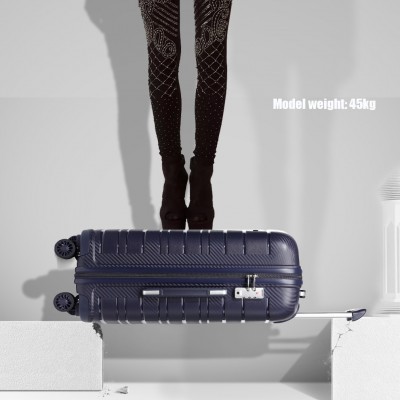 K2091L - Kono 28 Inch Multi Texture Hard Shell PP Suitcase
