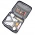 K2092L - Kono 14 Inch Bright Hard Shell PP Vanity Case - Navy