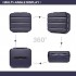 K2092L - Kono 14 Inch Bright Hard Shell PP Vanity Case - Navy