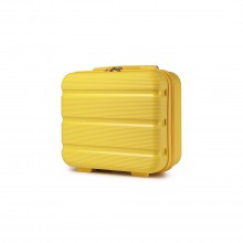 K2092L - Kono 14 Inch Bright Hard Shell PP Vanity Case - Yellow