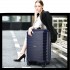 K2093 - Kono Cabin Size Classic Collection Polypropylene Luggage with Charging Interface - Navy Blue