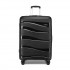 K2094L - Kono 28 Inch Lightweight Polypropylene Hard Shell Suitcase With TSA Lock - Black