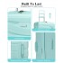 K2094L - Kono 24 Inch Lightweight Polypropylene Hard Shell Suitcase With TSA Lock - Mint Green