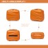K2094L - Kono 14 Zoll Leicht Polypropylen Harte Schale Kosmetikkoffer - Orange