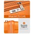 K2094L - Kono 28 Zoll Leicht Polypropylen Hartschalenkoffer Mit TSA-Schloss - Orange