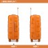 K2094L - Kono 28 pouces Poids léger Polypropylène Valise à coque rigide Avec serrure TSA - Orange