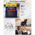 K2191L - Kono 19 Inch Cabin Size Carry On Suitcase - Streamlined Lightweight ABS Hardshell with Secure TSA Lock - Black