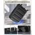 K2191L - Kono 28 Inch Check in Luggage - Streamlined ABS Hardshell Suitcase with Secure TSA Lock - Black