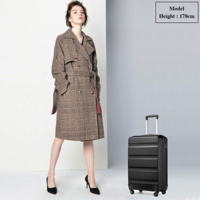 K2191L - Kono 19 Inch Cabin Size Carry On Suitcase - Streamlined