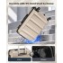 K2191L - Kono 3-Piece Lightweight ABS Hardshell Suitcase Set - 19, 24, 28 Inch with Secure TSA Lock - Gold