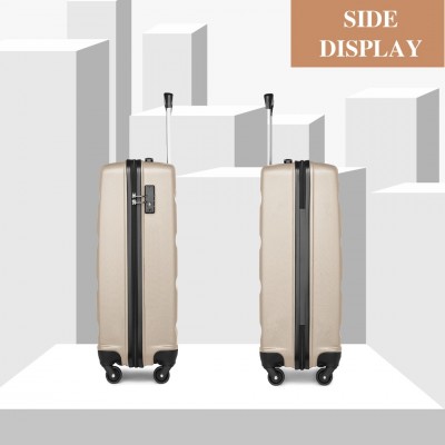 K2191L - Kono 19 Inch Cabin Size Carry On Suitcase - Streamlined