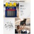 K2191L - Kono 19 Inch Cabin Size Carry On Suitcase - Streamlined Lightweight ABS Hardshell with Secure TSA Lock - Grey