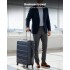 K2191L - Kono 3-Piece Lightweight ABS Hardshell Suitcase Set - 19, 24, 28 Inch with Secure TSA Lock - Navy