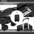 K2292L - Kono Lightweight Hard Shell ABS Suitcase With TSA Lock And Vanity Case 4 Piece Set - Black