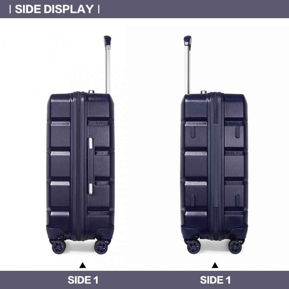 K2292L Kono Lightweight Hard Shell ABS Suitcase With TSA Lock And