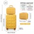 K2292L - Kono 13/20 Inch Lightweight Hard Shell ABS Cabin Suitcase With TSA Lock And Vanity Case - Yellow