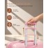 KSK2484 - Kono 32-Zoll ABS+PC Hartschalen-Spinner-Koffer mit Teleskopgriff - Rosa