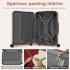 KSK2482 - Kono 3-Piece Horizontal Engraved Hard Shell ABS+PC Suitcase with TSA Lock - Cream