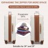 KSK2482 - Kono 3-Piece Horizontal Engraved Hard Shell ABS+PC Suitcase with TSA Lock - Cream