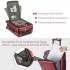 KSK2493 - Kono Durable ABS+PC Hardshell Luggage Set with TSA Lock 360° Spinner Wheels 4-Piece Set 20/24/28 And Vanity Case - Burgundy