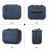 KSK2493 - Kono Haltbares Hartschalen-Gepäckset aus ABS+PC mit TSA-Schloss und 360°-Dreirädern, 4-stückiges Set (20 Zoll, 24 Zoll, 28 Zoll) und Kosmetiktasche - Marineblau
