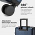 KSK2493 - Kono Haltbares Hartschalen-Gepäckset aus ABS+PC mit TSA-Schloss und 360°-Dreirädern, 4-stückiges Set (20 Zoll, 24 Zoll, 28 Zoll) und Kosmetiktasche - Marineblau