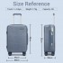 KSK2494 - Kono 20 Inch Cabin Size Minimalist Hard Shell ABS+PC Carry-On Suitcase with TSA Lock 360° Spinner Wheels - Denim Blue