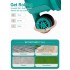 KSK2581 - Kono 24 Inch ABS+PC Hard Shell Suitcase, TSA Lock YKK Zipper 360° Spinner Wheels Medium Checked Luggage - Blue And Green