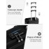 KSK2581 - Kono 28 Inch Large Capacity ABS+PC Hard Shell Suitcase, TSA Lock YKK Zipper 360° Silent Spinner Wheels Luggage - Black
