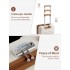 KSK2581 - Kono 28 Inch Large Capacity ABS+PC Hard Shell Suitcase, TSA Lock YKK Zipper 360° Silent Spinner Wheels Luggage - Cream And Brown