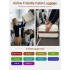 KSK2581 - Kono 20 Inch ABS+PC Hard Shell Cabin Suitcase, TSA Lock YKK Zipper 360° TPE Spinner Wheels Carry On Luggage - Cream And Brown