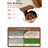 KSK2581 - Kono 28 Inch Large Capacity ABS+PC Hard Shell Suitcase, TSA Lock YKK Zipper 360° Silent Spinner Wheels Luggage - Cream And Brown