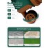KSK2581 - Kono 24 Inch ABS+PC Hard Shell Suitcase, TSA Lock YKK Zipper 360° Spinner Wheels Medium Checked Luggage - Green And Brown