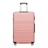 KSK2581 - Kono 28 Inch Large Capacity ABS+PC Hard Shell Suitcase, TSA Lock YKK Zipper 360° Silent Spinner Wheels Luggage - Nude And Black