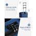 KSK2581 - Kono 28 Inch Large Capacity ABS+PC Hard Shell Suitcase, TSA Lock YKK Zipper 360° Silent Spinner Wheels Luggage - Navy And Black