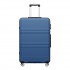 KSK2581 - Kono 28 Inch Large Capacity ABS+PC Hard Shell Suitcase, TSA Lock YKK Zipper 360° Silent Spinner Wheels Luggage - Navy And Black