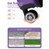 KSK2581 - Kono 24 Inch ABS+PC Hard Shell Suitcase, TSA Lock YKK Zipper 360° Spinner Wheels Medium Checked Luggage - Purple And Black